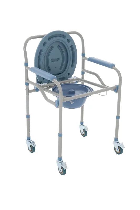 Silla Cómodo Con Ruedas y Cubeta